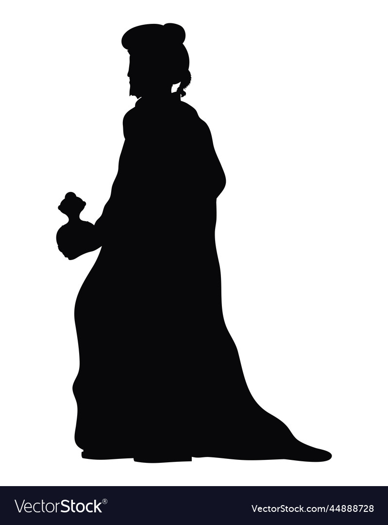 Wise men gaspar silhouette