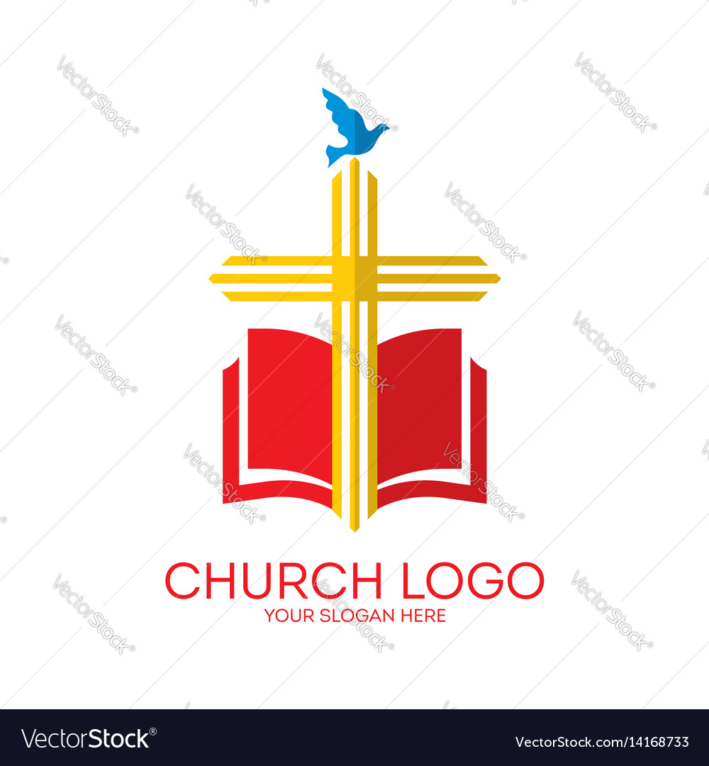 Church logo and christian symbols