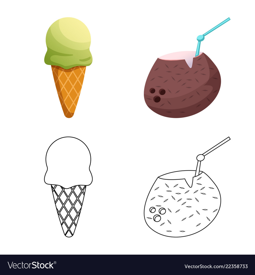 Isolated object of pool and swimming icon set