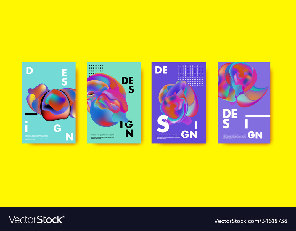 Abstract colorful liquid and fluid pattern