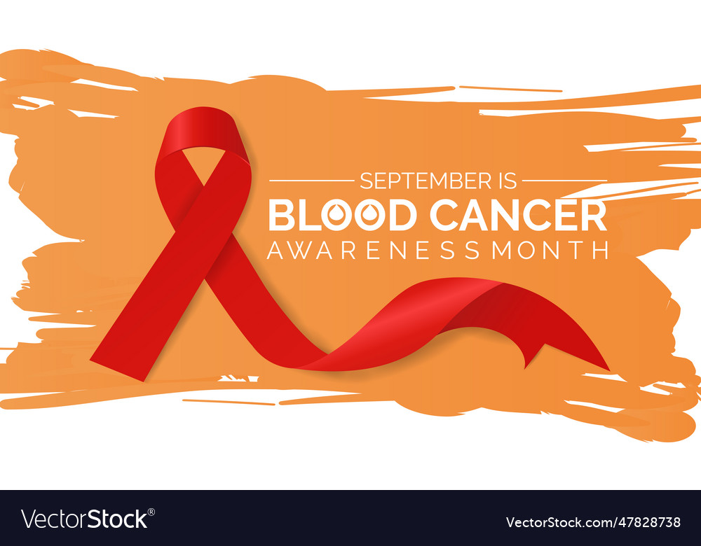 Blood cancer awareness month Royalty Free Vector Image