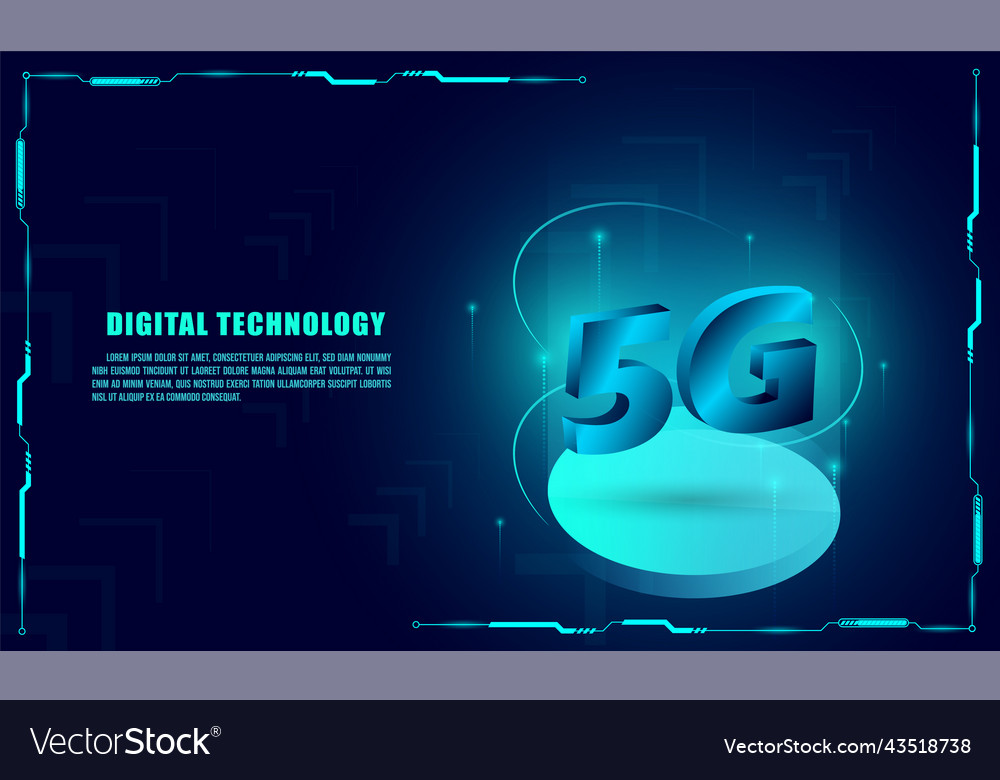 Cloud data storage 3d isometric 5g speed web