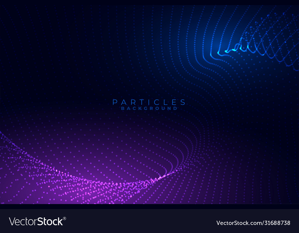 Dynamic Particle Tech Background