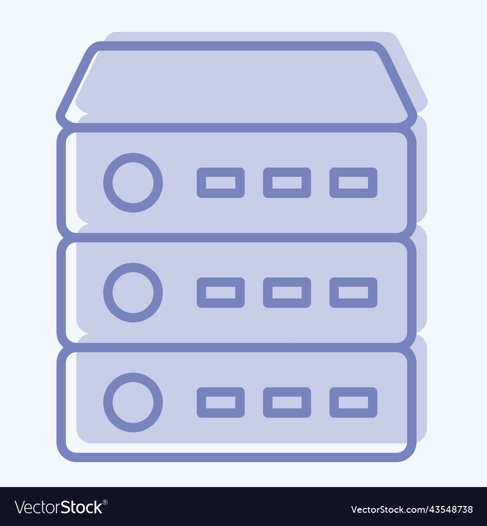 Icon server suitable for computer components
