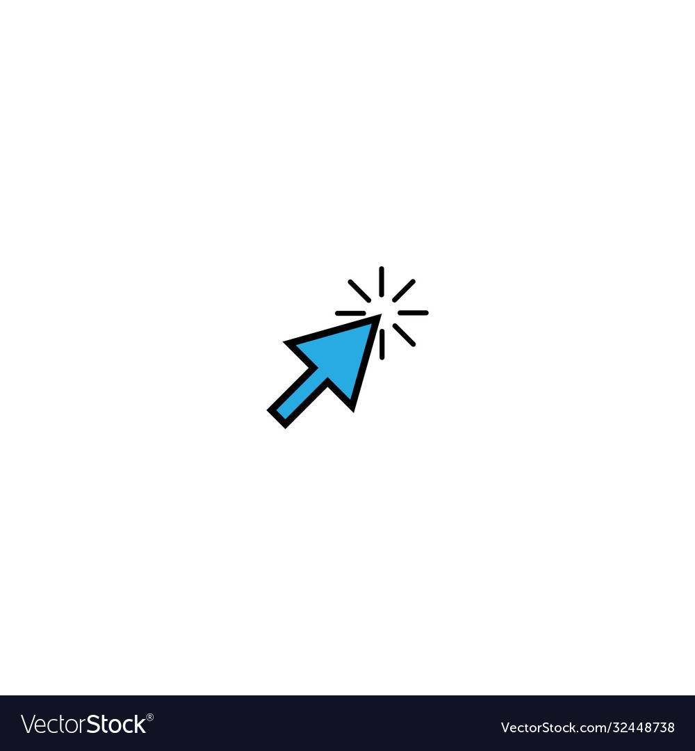 Mouse cursor pointer icon logo