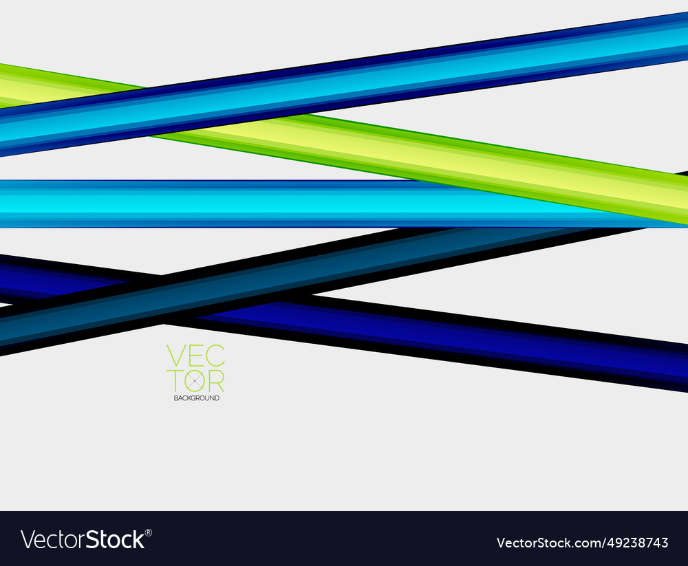 Abstract color straight lines background vector image Abstract color straight lines background