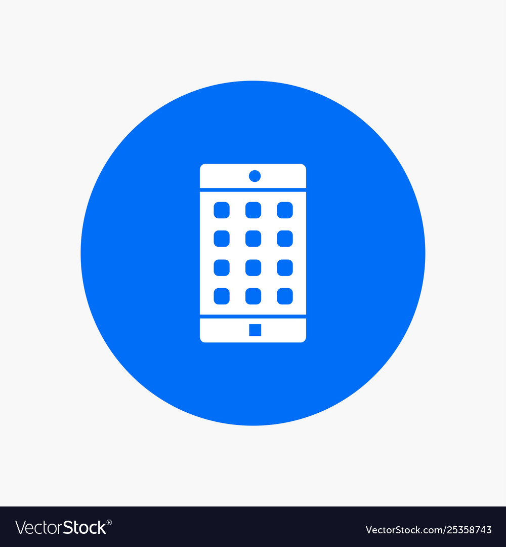 Application mobile password vector image Application mobile password