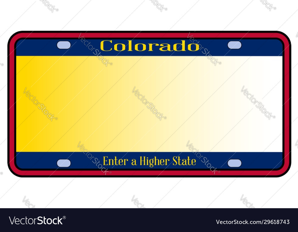 blank-colorado-state-license-plate-royalty-free-vector-image