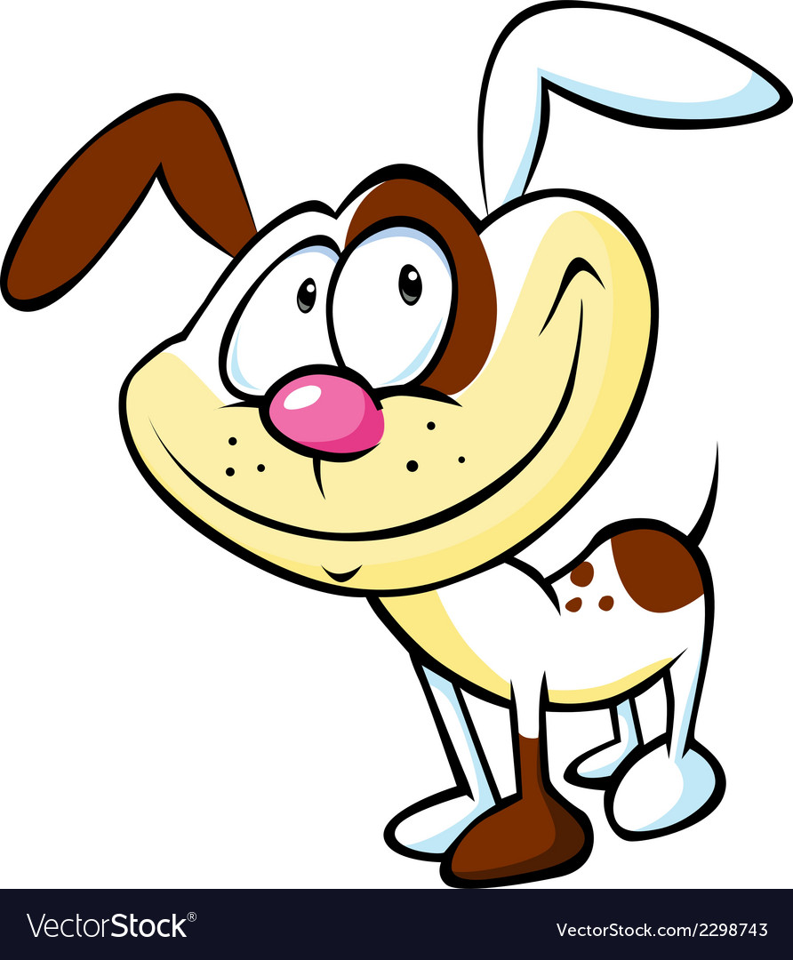 Cute Spotty Dog Cartoon