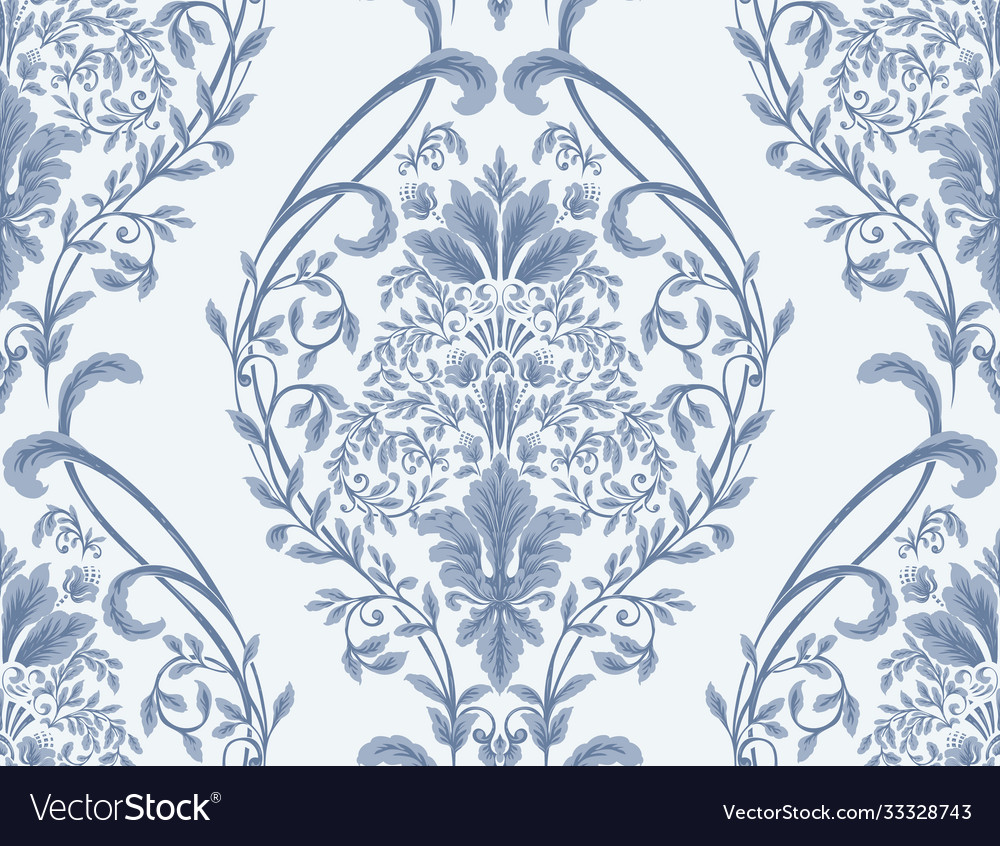 Damask nahtlose Musterelement klassische
