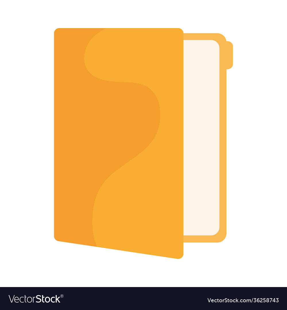 Folder file document isolated icon