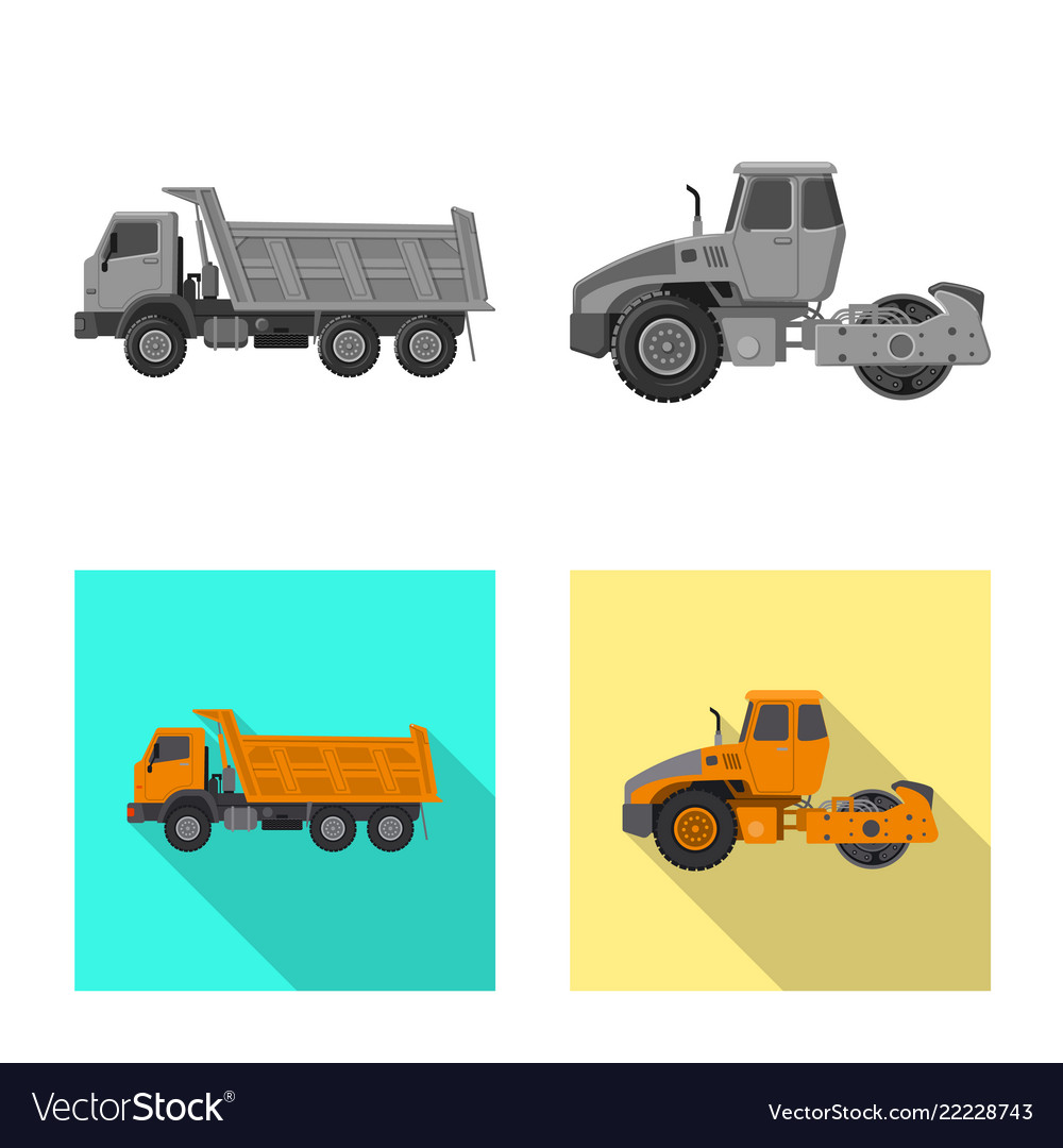 Isolated object of build and construction icon vector image Isolated object of build and construction icon