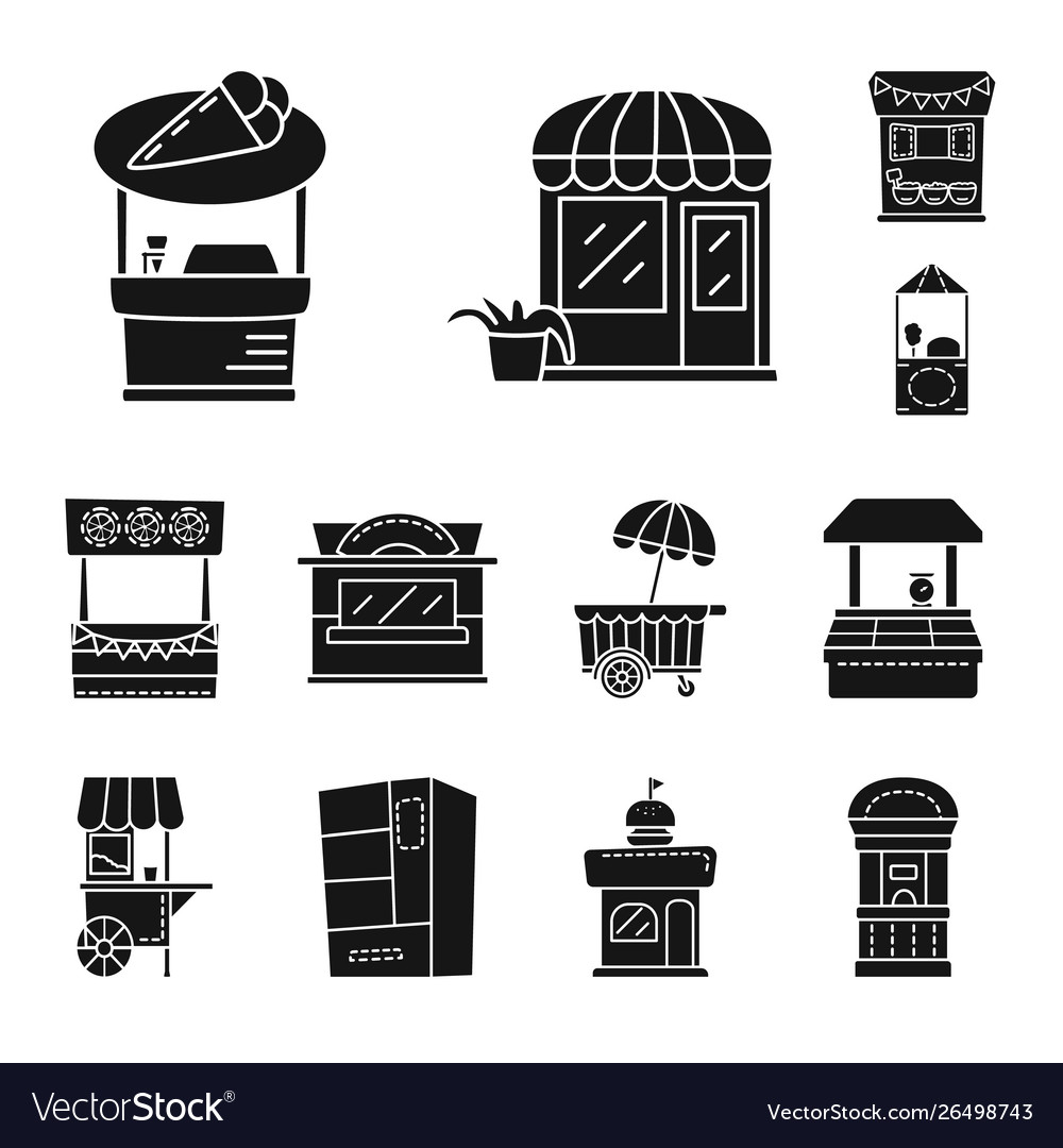 Isolated object tent and urban symbol