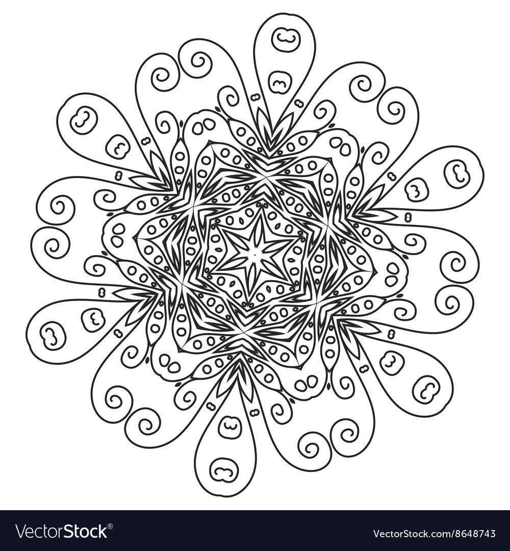 Mandala Ethnic decorative elements Royalty Free Vector Image