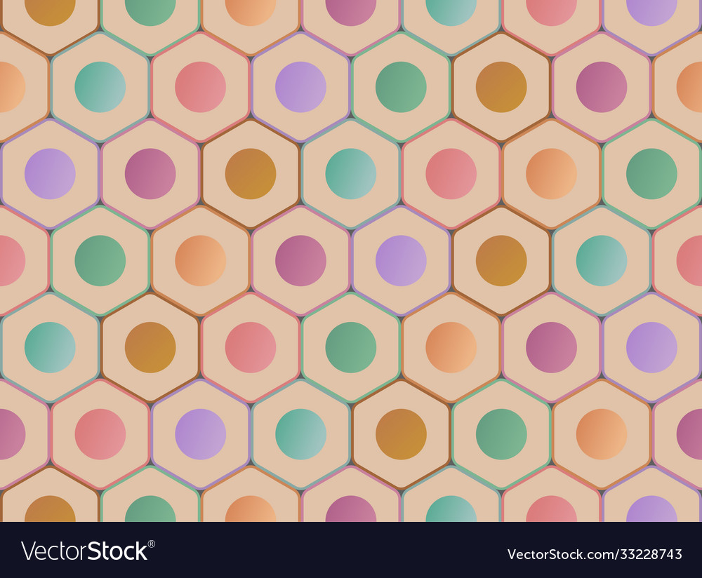 Seamless pattern with pencils in flat style vector image Seamless pattern with pencils in flat style