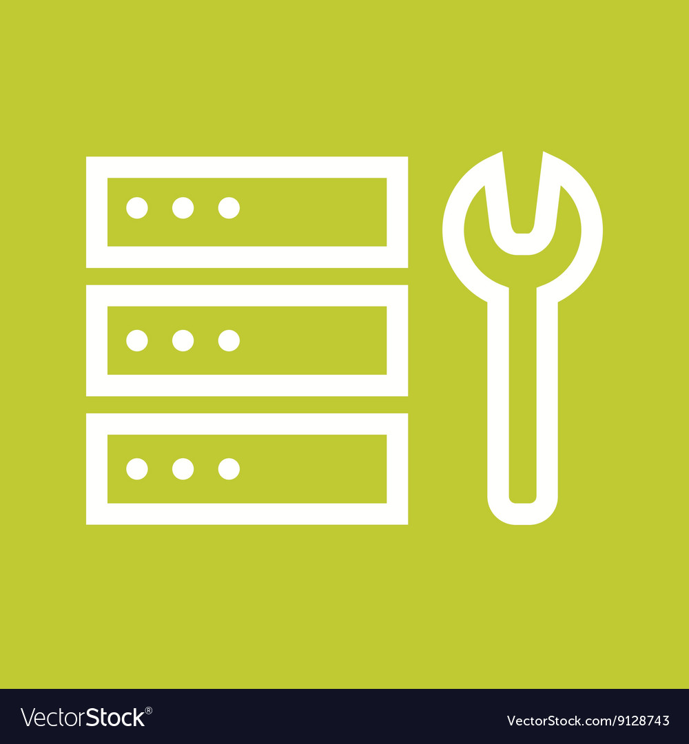 server-settings-royalty-free-vector-image-vectorstock