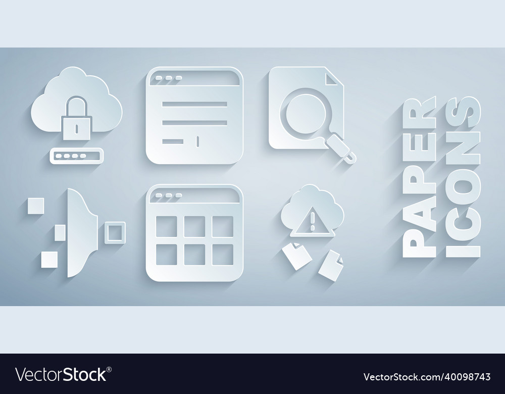Set browser files search concept with folder