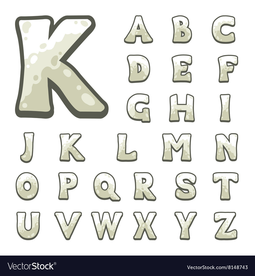 Stone game alphabet for user interfaces