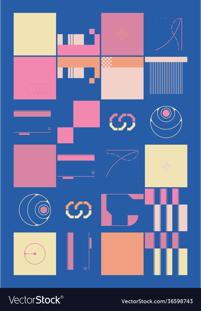 Technology abstract pattern design vector image Technology abstract pattern design
