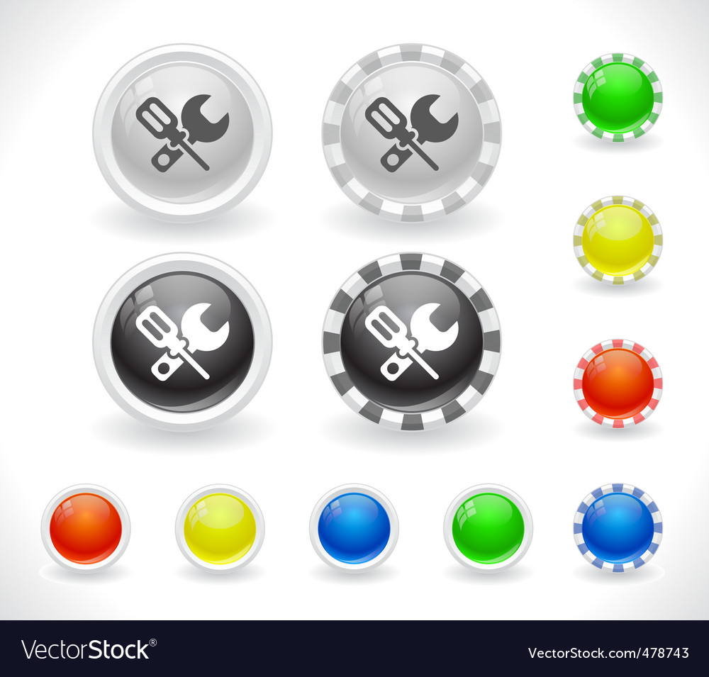 Website menu buttons