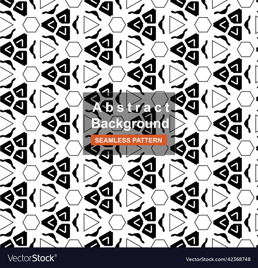 Abstract geometric seamless pattern background vector image Abstract geometric seamless pattern background
