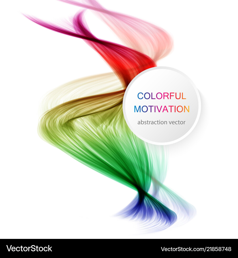 Abstract wave background rainbow waved Royalty Free Vector