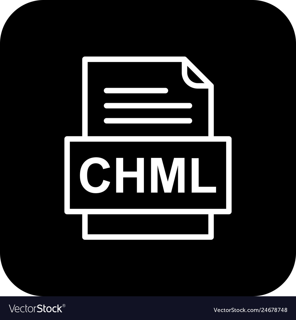 Chml file document icon
