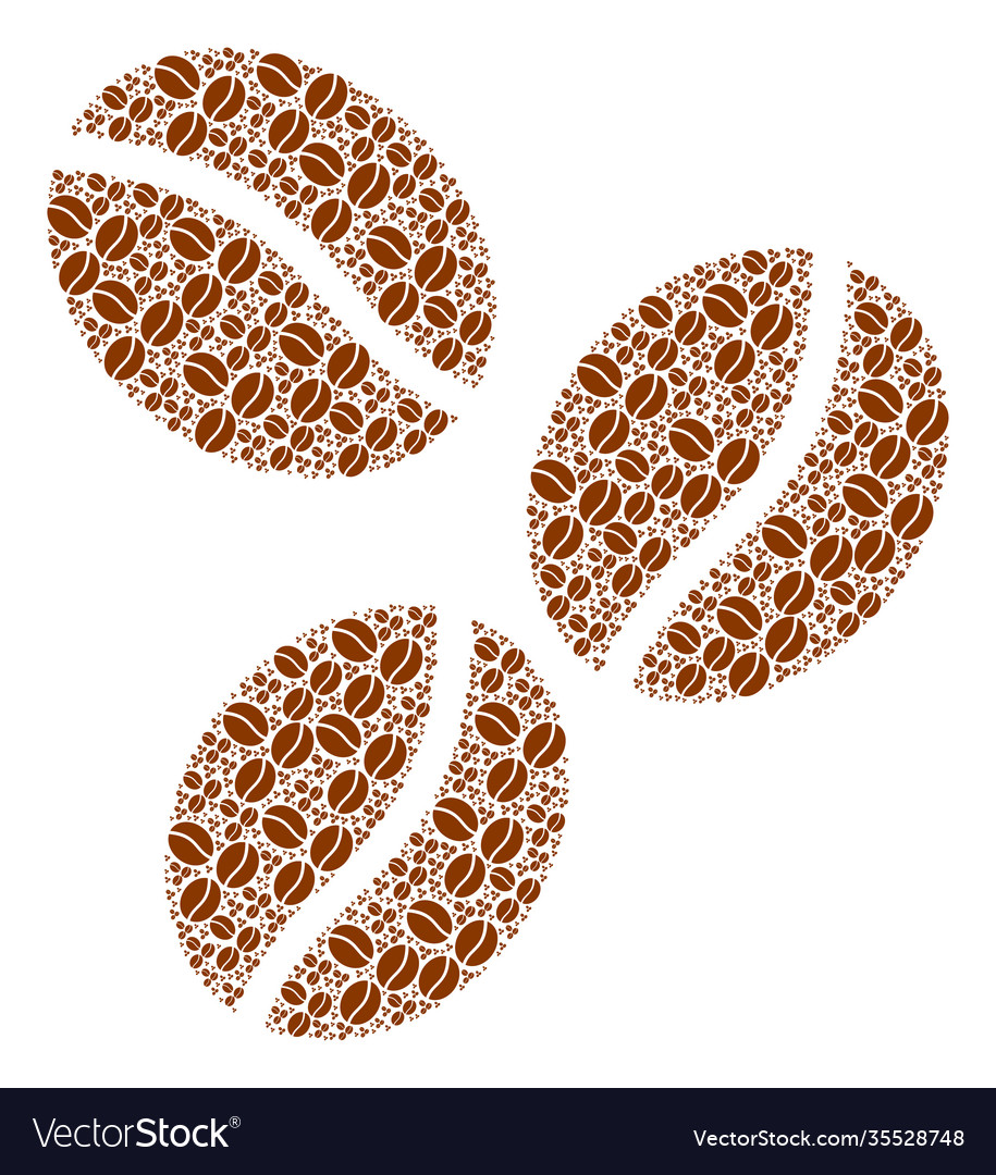 Coffee beans icon recursion composition