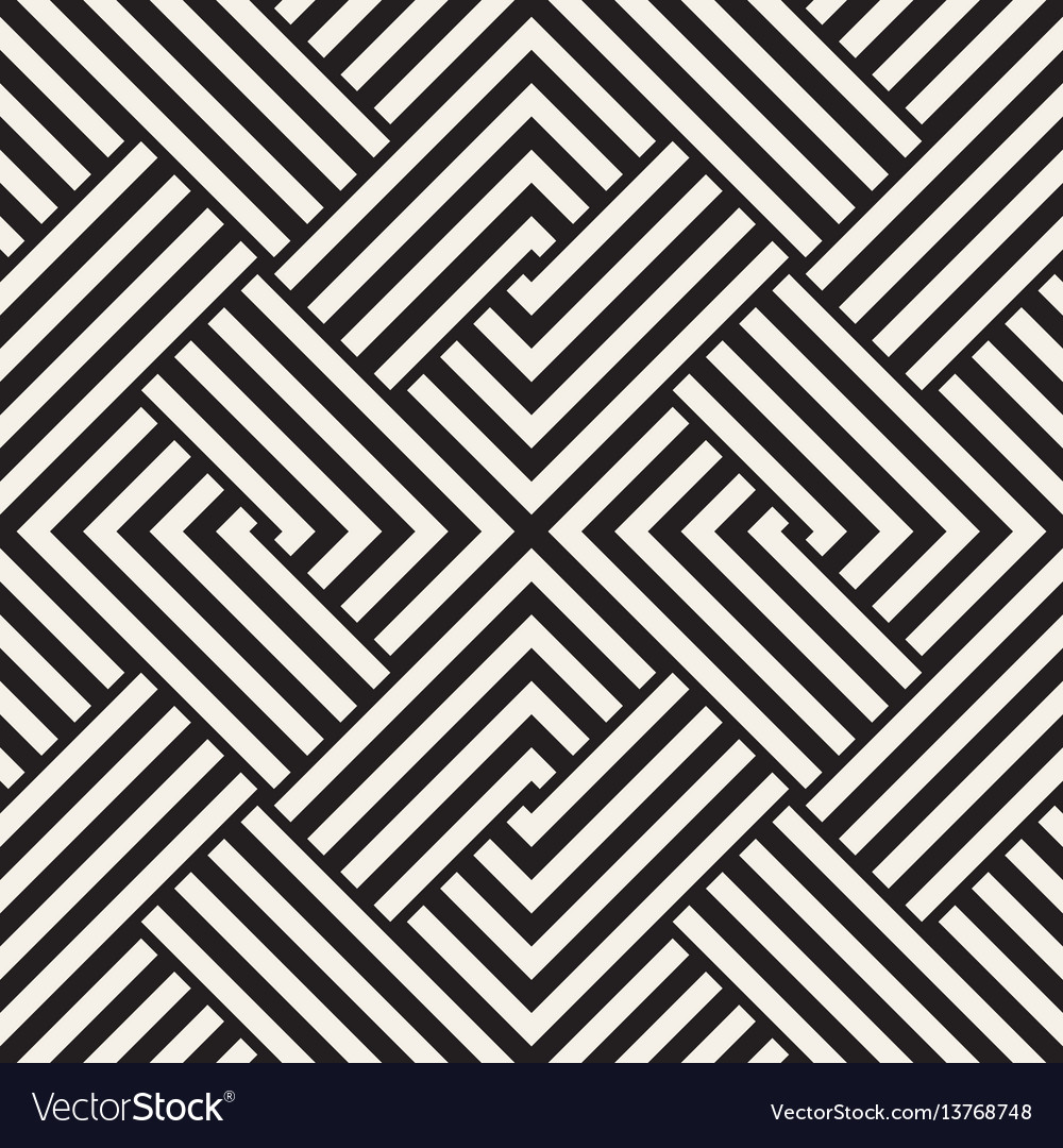 Repeating geometric stripes tiling