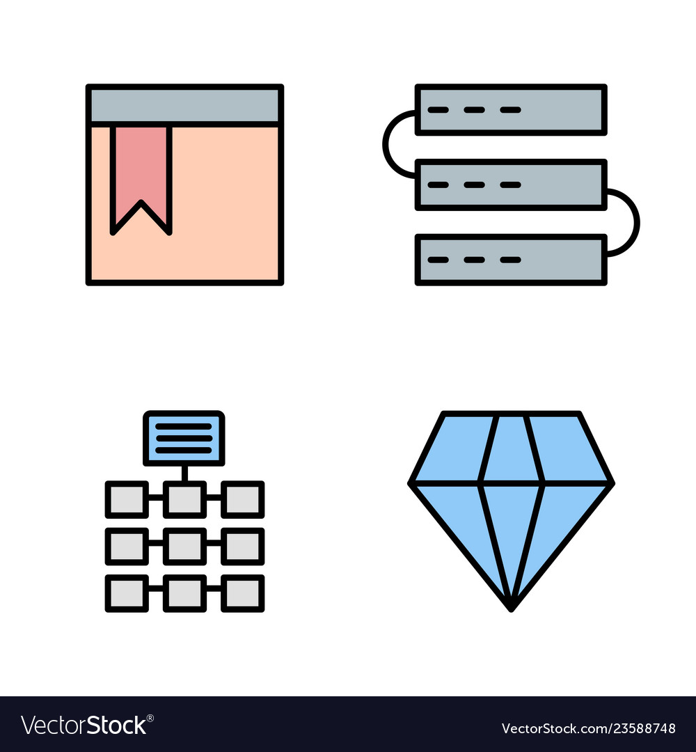Set of seo search engine optimization icons