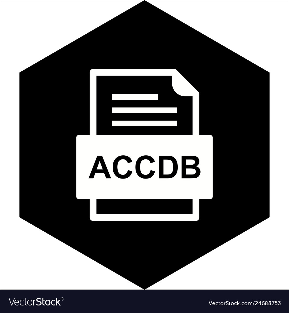 Accdb file document icon