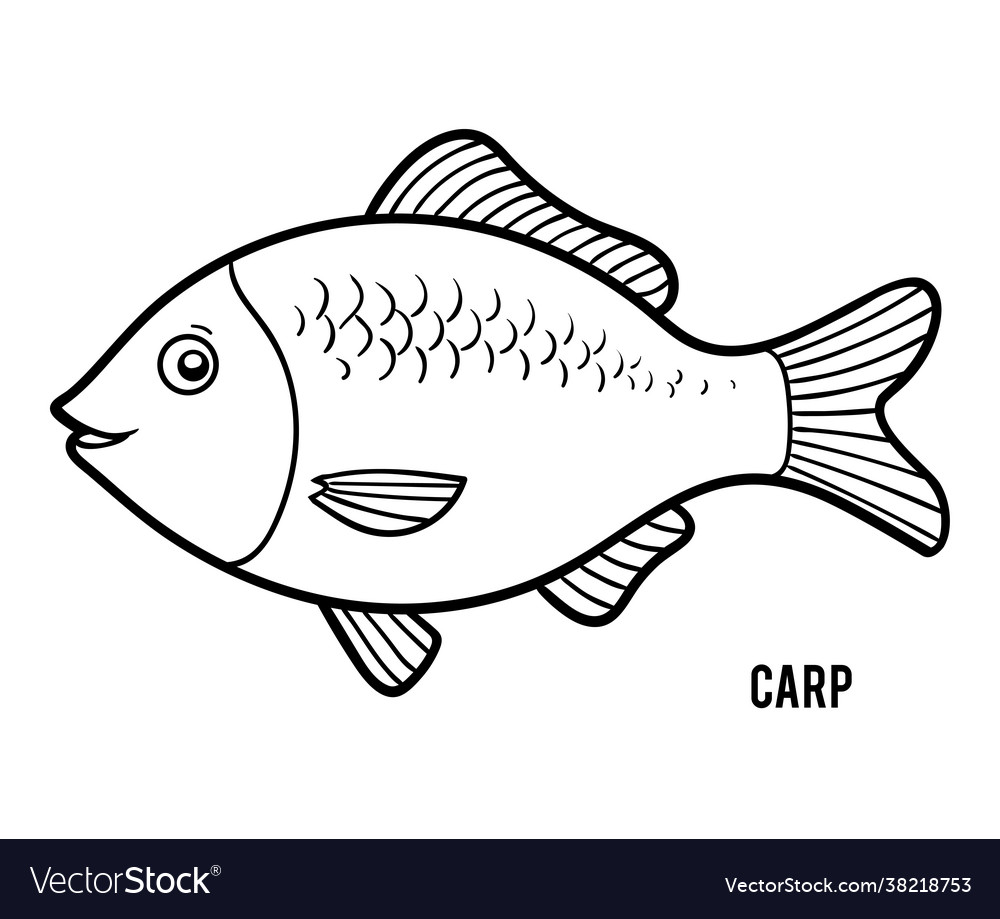 Coloring book carp