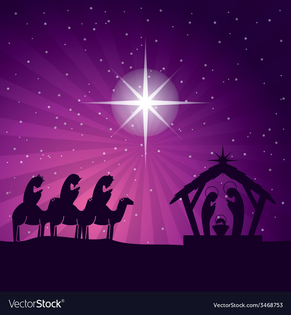 Nativity Scene Silhouette