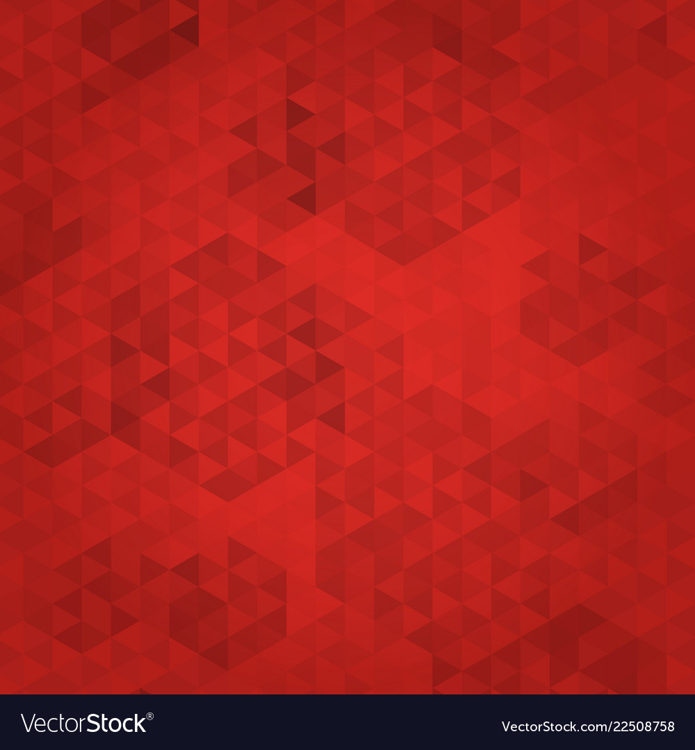 Abstract red mosaic background polygonal pattern vector image Abstract red mosaic background polygonal pattern