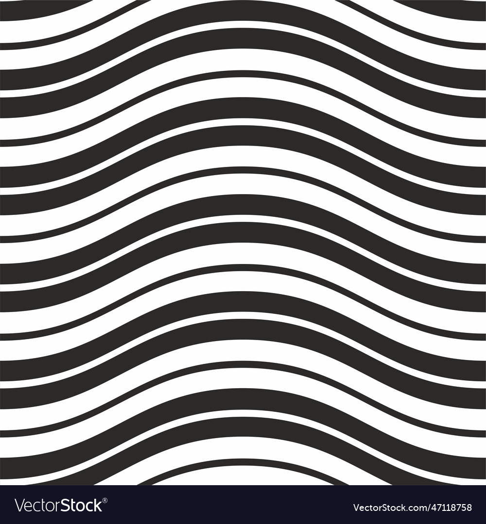 Abstract seamless pattern with waves