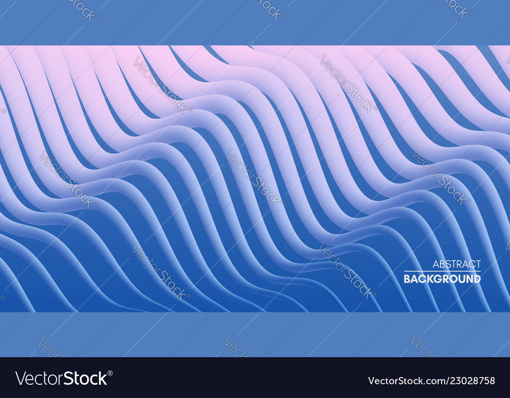 Abstract wavy background cover design template Vector Image