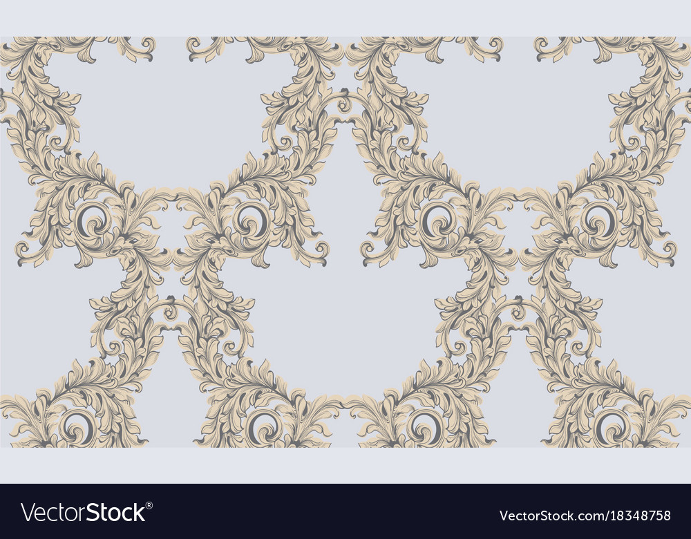 Baroque pattern background ornament decor