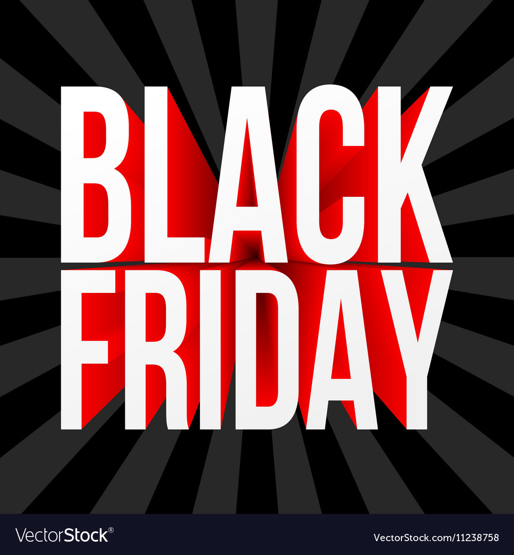 Black friday poster Royalty Free Vector Image - VectorStock