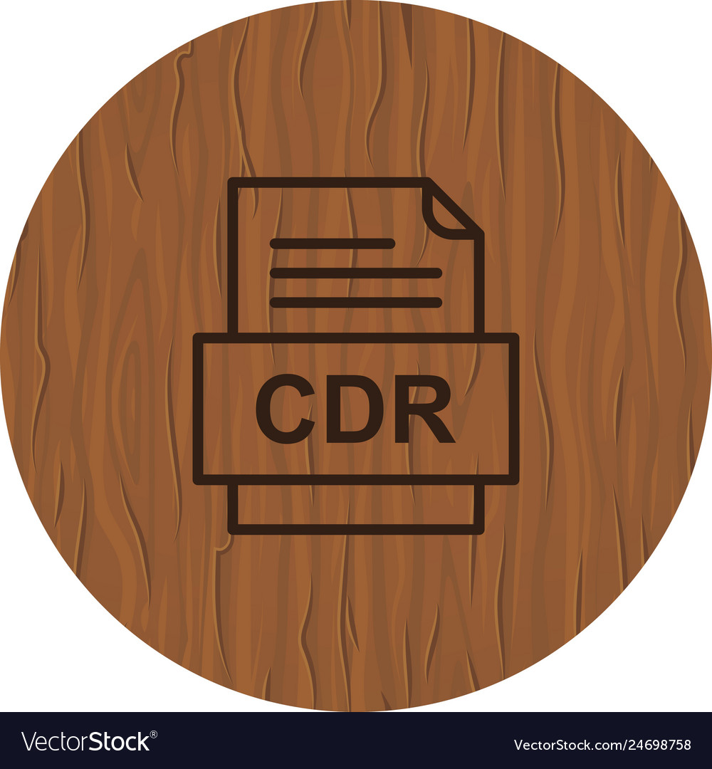 Cdr file document icon