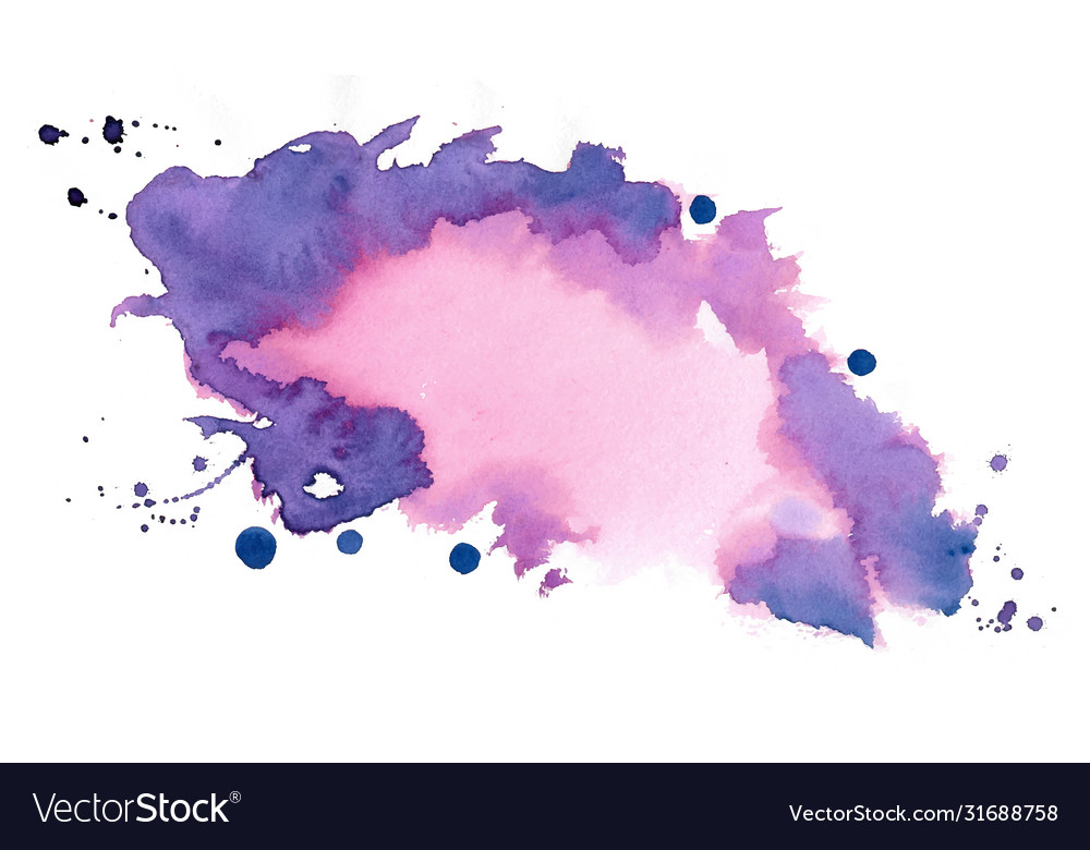 Hand painted watercolor stain texture background