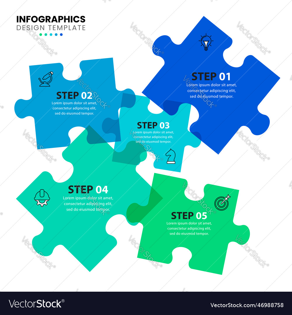 Infographic design template creative concept Vector Image