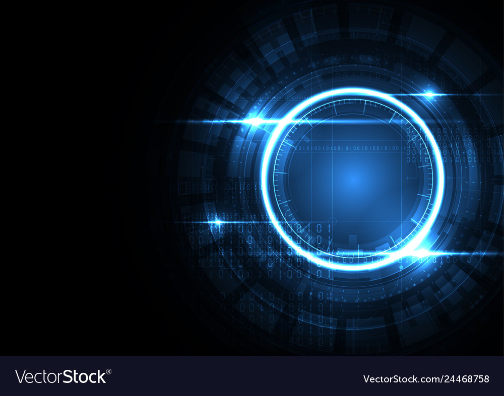Technological encryption interface concept