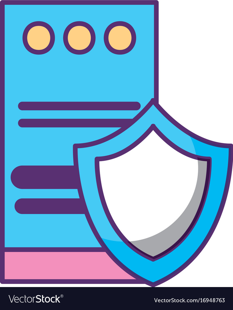 Computer tower with shield