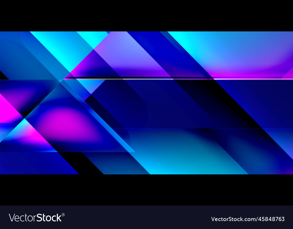 Dynamic triangle design with fluid gradient colors