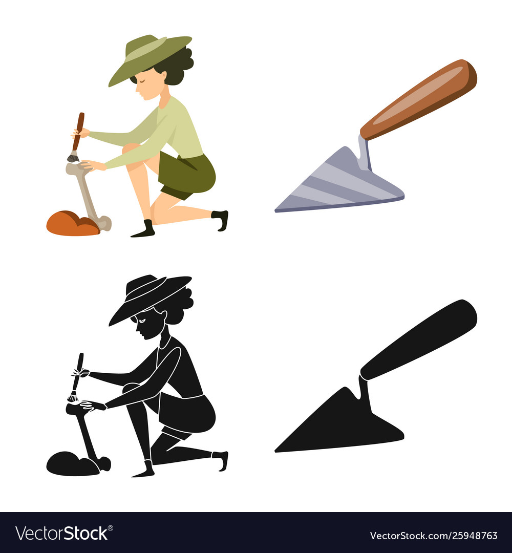 Isolated object story and items sign set Vector Image Isolated object story and items sign set
