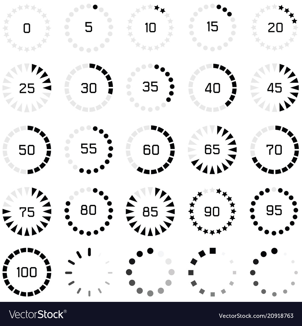Loading icon set