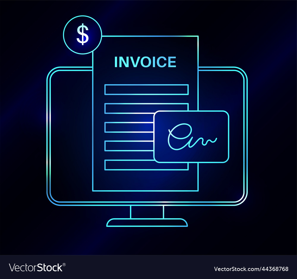 Digital Invoice Template
