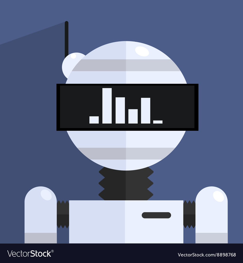 Ergonomic design robot character