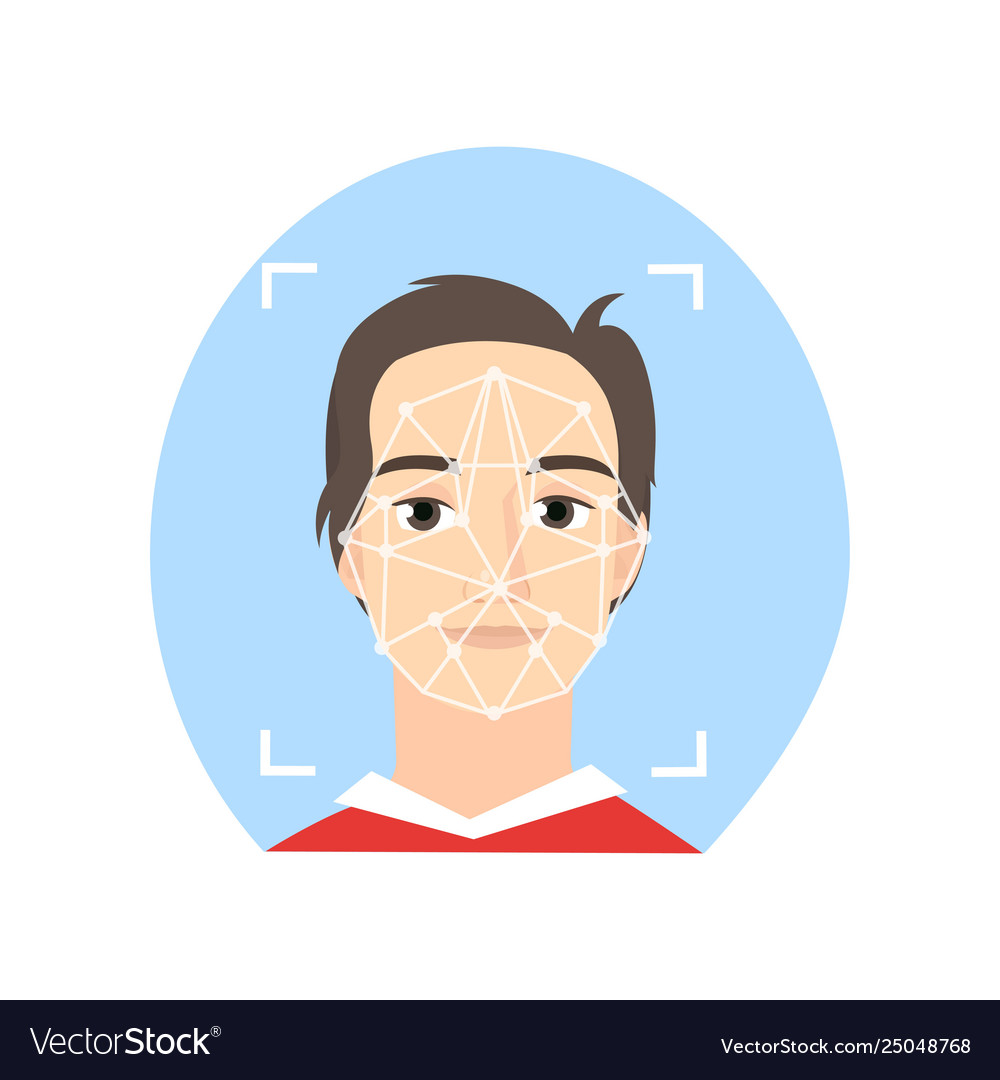 Face recognition boy smiling detect point