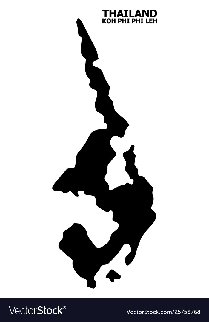 Flat map koh phi leh with caption